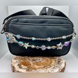 High quality Phone Chain, Key Chain or Bag Charm Double Layer Hand Crafted